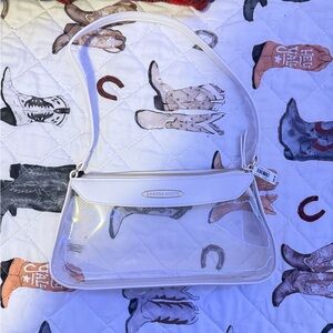 Kendra Scott Clear and White Handbag